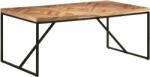 vidaXL tömör akácfa és mangófa étkezőasztal 180 x 90 x 76 cm (323552) - pepita