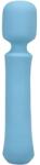 Doc Johnson Vibrator Masaj Euphoria, 10 Moduri Vibratii, Silicon, USB, Albastru Deschis, 17.1 cm Vibrator