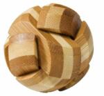 Fridolin Joc logic IQ din lemn bambus Ball, cutie metal (Fr_17524)