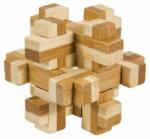Fridolin Joc logic IQ din lemn bambus in cutie metalica Construction (Fr_17325) - Technodepo