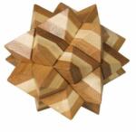 Fridolin Joc logic IQ din lemn bambus Star (Fr_17462) - Technodepo
