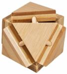Fridolin Joc logic IQ din lemn bambus Triangleblock (Fr_17155) - Technodepo