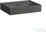 Laufen Kartell By Laufen 60x46 cm-es csiszolt aljú mosdó csaplyuk nélkül, graphite matt H8163337581091 (H8163337581091)