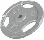 Gorilla Sports Öntöttvas súlyzó korong ezüst 15 kg (100542-00003-0020) - gorillasports Súlytárcsa