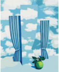Brushme Számozott kifestő készlet, feszített vásznon, 40x50 cm - Rene Magritte: Az ég