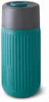 black+blum Glass Travel Cup utazó bögre szürke-óceánkék (TC-GR005)