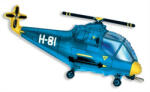 Flexmetal Fólia lufi 60cm-es helikopter, Kék (LUFI360123)