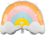 Partydeco Lufi 20", 51cm-es szivárvány, felhő, rainbow (LUFI193282)