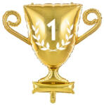 Partydeco Óriás lufi 25" 64cm serleg, kupa (LUFI678146)