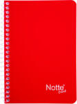 NOTTE Caiet cu spirala A6, 80 file, matematica, coperta plastic, NOTTE Trend