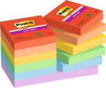 3M Öntapadó jegyzettömb, 48x48 mm, 12x90 lap, 3M POSTIT "Super Sticky Playful", vegyes színek (LP62212SSPLA) - bestoffice
