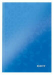 LEITZ Beíró, A5, vonalas, 80 lap, keményfedeles, LEITZ "Wow", kék (E46271036) - bestoffice