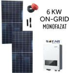 Solarii Oltenia Kit sistem fotovoltaic monofazat 6 kw GATA DE MONTAJ
