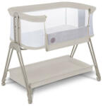 Lionelo - Patut co-sleeper Luna, 2 in 1, Cu laterala culisanta, Cu setare unghiulara, Cu roti, Reglabil in 6 pozitii pe inaltime