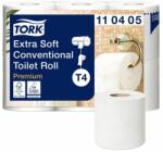 Tork Toalettpapír 4 rétegű kistekercses átmérõ: 11, 8 cm 153 lap/tekercs 6 tekercs/csomag Extra Soft T4 Tork_110406 fehér (110406) - tonerpiac