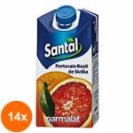 Santal Set 14 x Suc de Portocale Rosii 25%, Santal, 0.5 l