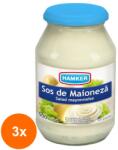 Hamker Set 3 x Maioneza Clasica 50% Grasime, Hamker, 500 ml