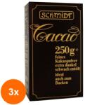 Wilhelm Reuss Set 3 x Cacao Schmidt 20 - 22 % Grasime, Wilhelm Reuss, 250 g (NAR-3xRDL-435)