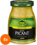 Smak Set 5 x Mustar Extra Picant, Smak, 180 g