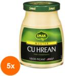 Smak Set 5 x Mustar cu Hrean, Smak, 185 g