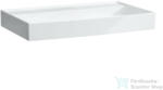Laufen Kartell By Laufen 100x46 cm-es mosdó csaplyuk és túlfolyó nélkül, LCC bevonattal, fehér H8103374001121 (H8103374001121)