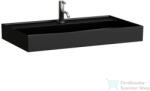 Laufen Kartell By Laufen 100x46 cm-es csiszolt aljú mosdó túlfolyó nélkül, fényes fekete H8163370201111 (H8163370201111)