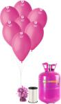 HeliumKing Set petrecere heliu cu baloane fucsia 30 buc