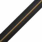  Folyóméteres cipzár VT5, T4 fém fogazat - Arany 032