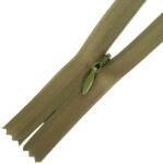  Rejtett cipzár hálós (hurkolt) #3W0 zárt 45 cm - Olajzöld 263