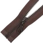  Műanyag cipzár GT10 nyitható 5K0-M4 75 cm - Sötétbarna 304