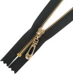  Fém cipzár zárt #3M0-RU autolock fekete - 12 cm