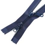  Kétkocsis műanyag cipzár GT10 nyitható 2K0 65 cm - Sötétkék 330