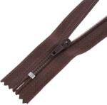  Spirál cipzár RT0 zárt 3S0 autolock 18 cm - Sötétbarna 304
