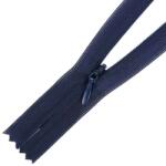  Rejtett cipzár hálós (hurkolt) #3W0 zárt 60 cm - Sötétkék 330