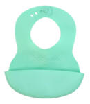  BabyOno előke - műanyag puha állítható zöld 835/03 - babycenter-online