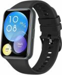 FIXED Silicone Strap Huawei Watch FIT2 - Fekete (FIXSSTB-1055-BK)