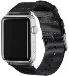 XPRO Apple Watch szőtt műanyag szíj Fekete 38mm/40mm/41mm (128090) (128090)