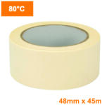  Banda Adeziva de Mascare 80°C Premium 6 Role RMFtape, 48mm x 45m ▷ (RMFtape-Mask80-4845-6R)