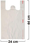  Set 50 bucăți Pungi Biodegradabile Albe 24x44 cm (PB-24x6x44-A50)