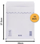  Plicuri cu bule albe E15 240x275 - 10 buc (E15A-10)