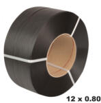  Bandă PP ( polipropilenă ) 12 mm x 0.80 mm, 2000 m/rolă, tub 200 mm 160, 65 Lei (PP12-0.8-12-200)