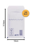  Plicuri cu bule albe A11 120x175 - 100 buc (A11A-100)