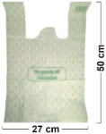  Set 50 bucăți Pungi Magazin de Încredere Biodegradabile 27x50 cm (PB-27x8x50-MI50)
