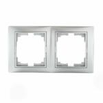 Kanlux DOMO 01-1470-043 Dupla keret, vízszintes, ezüst (24881) (24881)