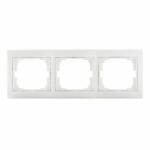 Kanlux DOMO 01-1480-002 Hármas keret, vízszintes, fehér (24764) (24764)