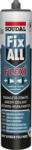 Soudal Fix-All Flexi fekete tömítő-ragasztó, 290ml (157539)
