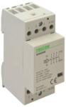  Tracon EVOHK4-25, Installációs kontaktor 230V, 50Hz, 2 Mod, 4×NO, AC1/AC7a, 25A, (EVOHK4-25)