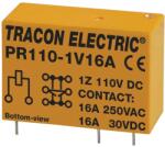 Tracon PR110-1V16A Print relé 110V DC / 1×CO (16A, 230V AC / 30V DC) (PR110-1V16A)
