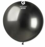 Gemar Balon rotund cromat SHINY gri 80 cm