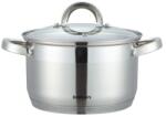 BOHMANN Cratita inox 3.9 L Bohmann, 20x12.5 cm, capac sticla, fund 7 straturi (BH 1420)